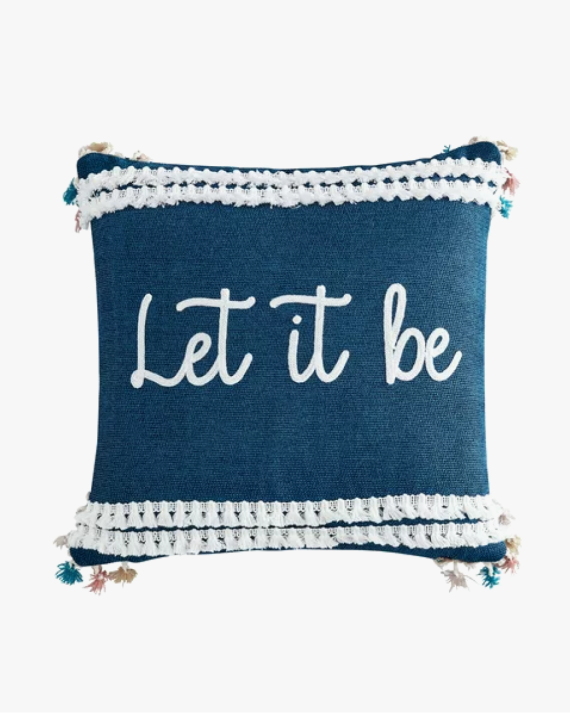 Let It Be Decorative Throw Pillow